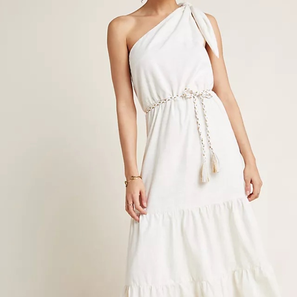 Corey Lynn Calter Athena One-Shoulder Dress
